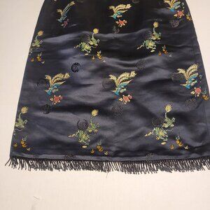 Damask Chinese pencil skirt.